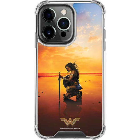 DC Comics Wonder Woman Character Movie Poster iPhone 16 Pro Clear Case